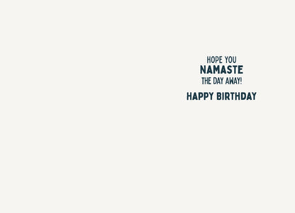 12 Chicks In Different Yoga Poses Birthday Card