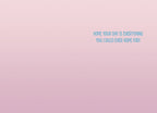 Inside of the funny Corgi birthday card, showing a subtle light pink gradient background with the printed message "HOPE YOUR DAY IS EVERYTHING YOU COULD EVER HOPE FOR!".