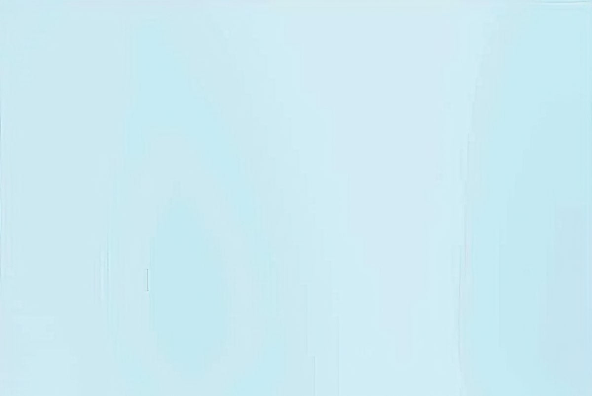 Solid light blue background, likely the inside or back of a greeting card.