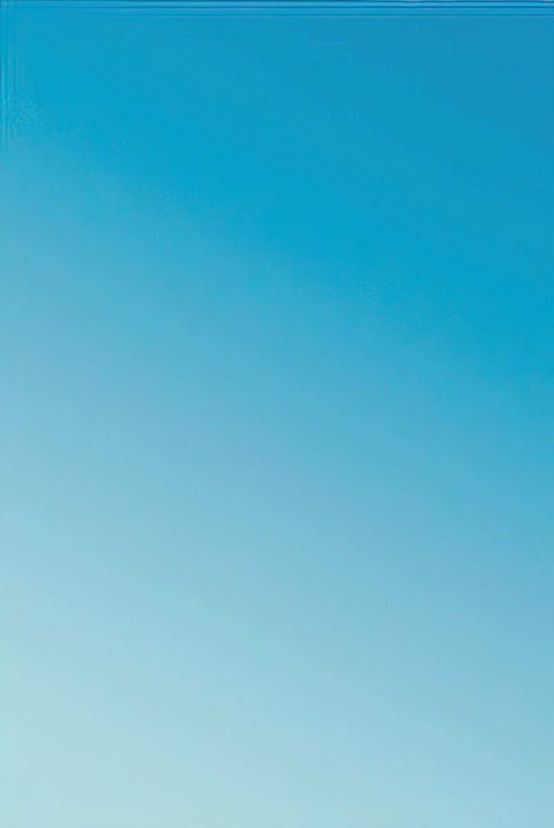 A solid gradient background from light blue to a slightly darker blue.