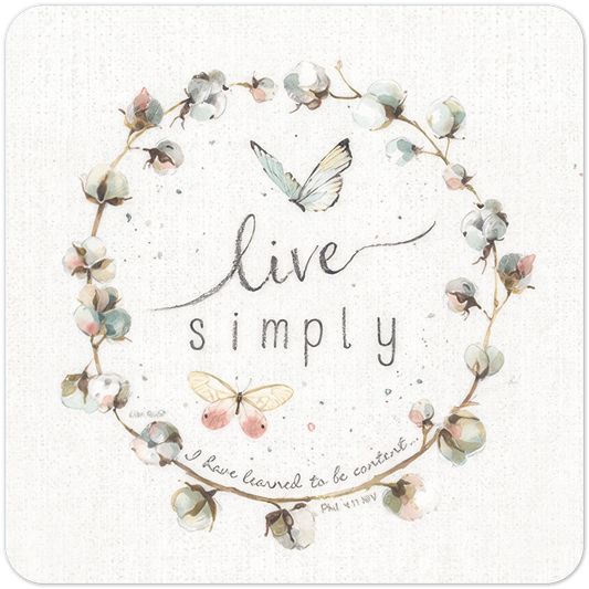 Live Simply Wreath