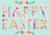 Happy Easter with Floral Pattern Easter Card