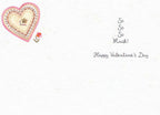Inside of a sweet greeting card with a small watercolor heart, 'So So So Much!' in elegant script, and 'Happy Valentine's Day' message, offering ample space for a personal note.