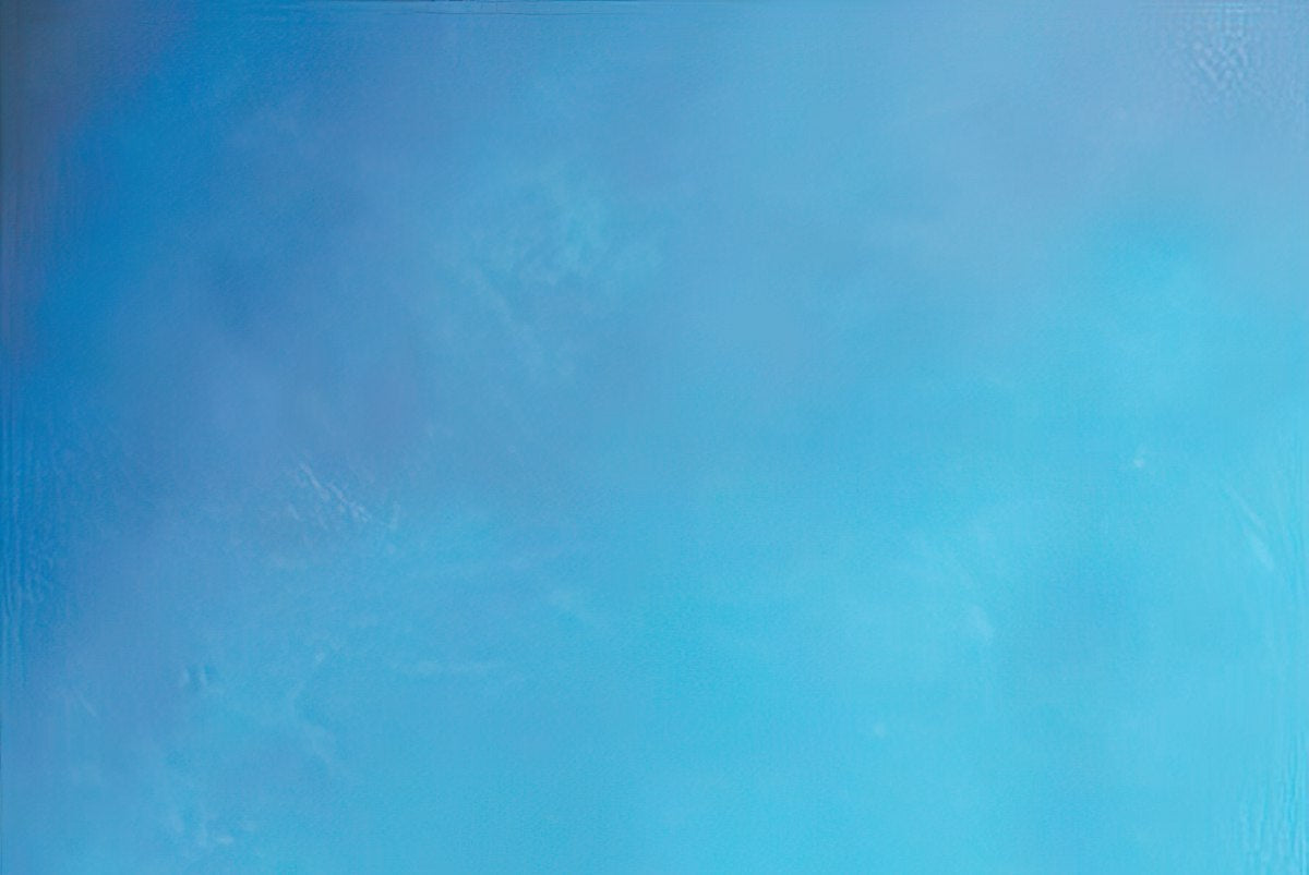 Solid blue background of a blank greeting card inside.