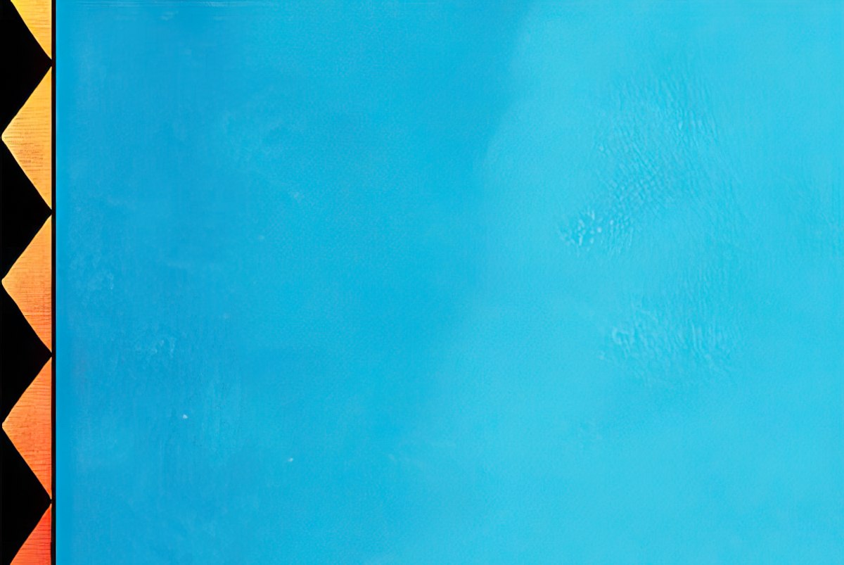 Solid light blue background of a blank greeting card inside with a subtle texture.