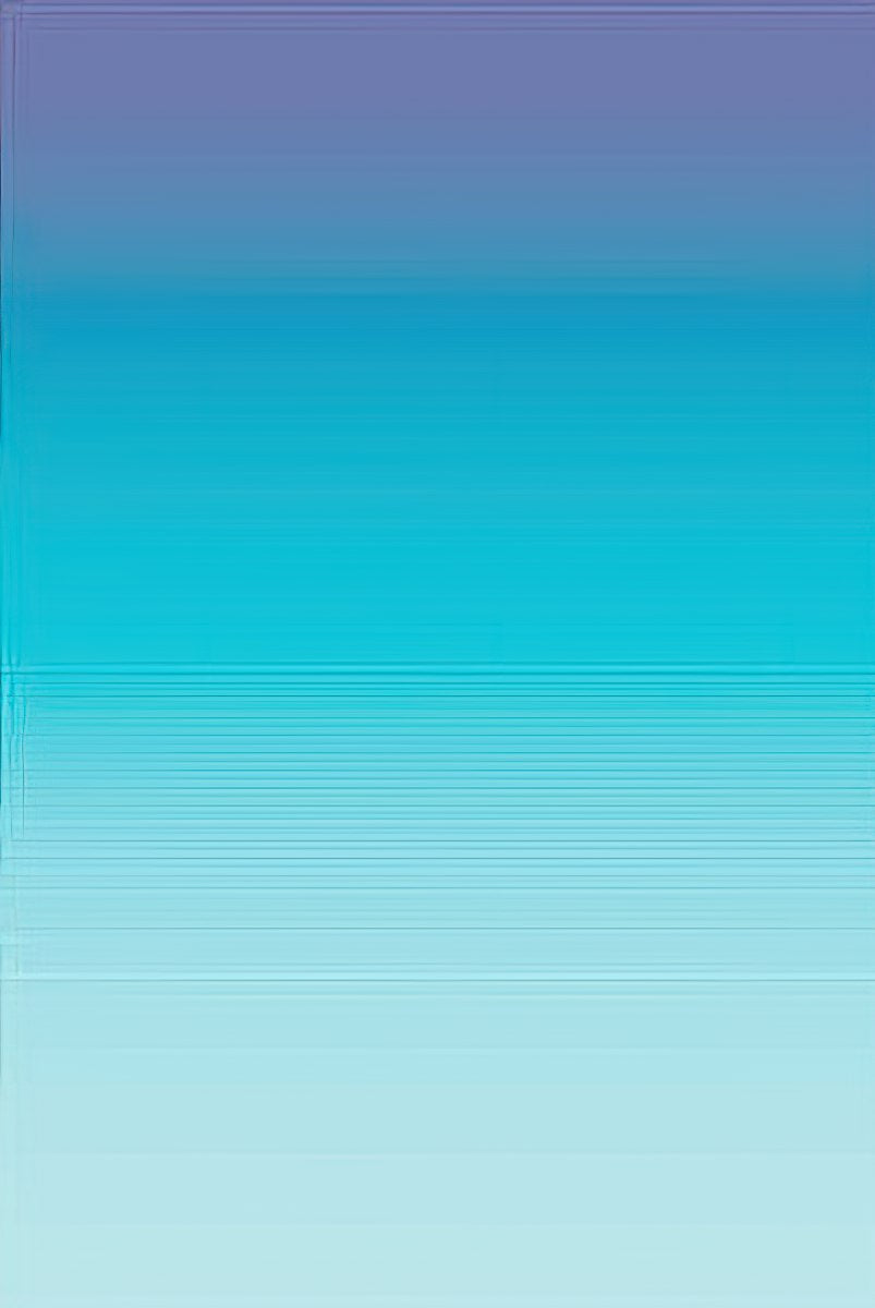 Blue gradient background of a blank greeting card inside with horizontal line texture.