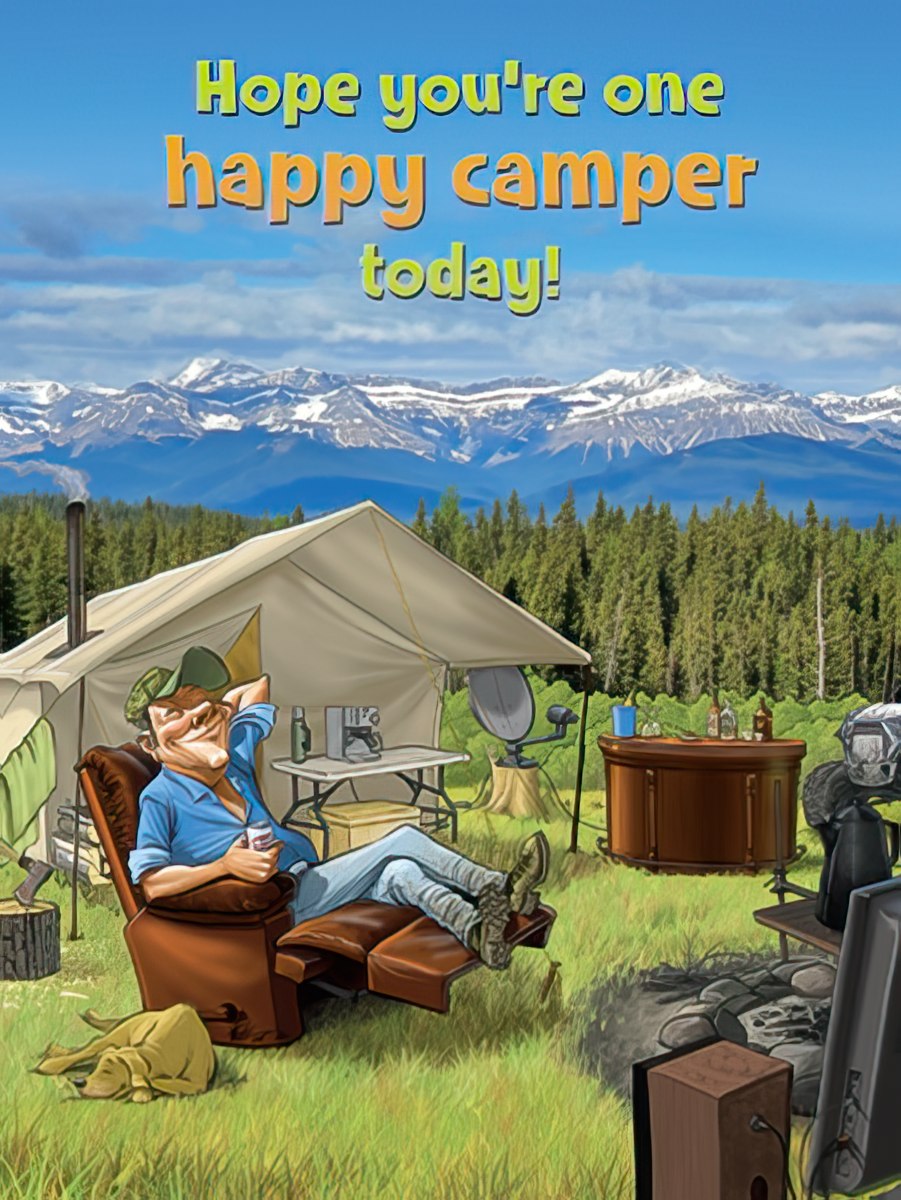 Hope You're One Happy Camper!