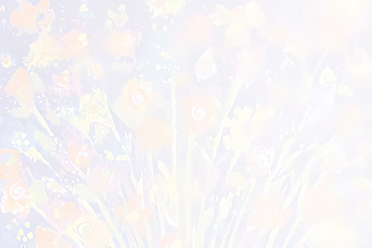 Inside of Laurel Burch heart and flowers card, blank with subtle texture.