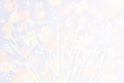 Inside of Laurel Burch heart and flowers card, blank with subtle texture.