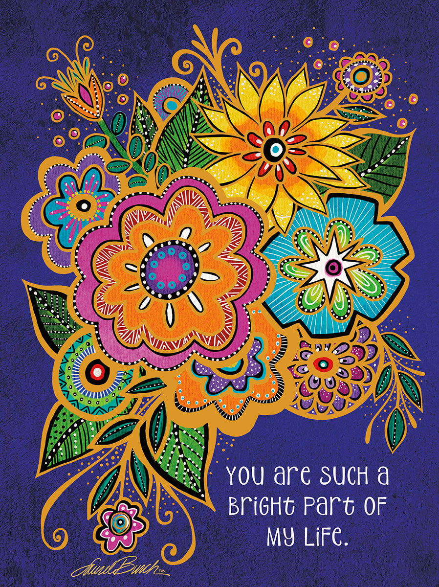 Bright Part of My Life Floral Friendship Card