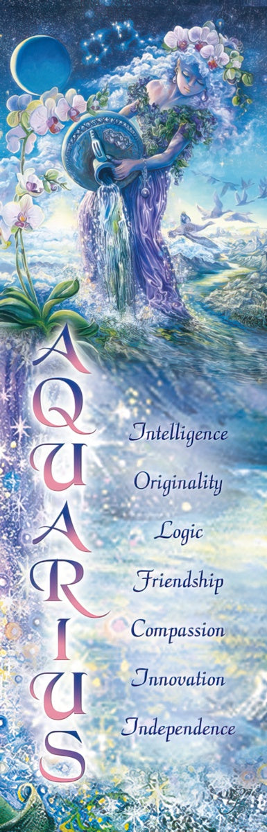Aquarius Zodiac Bookmark