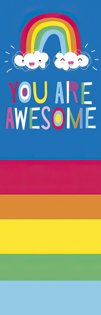 You Are Awesome Rainbow Bookmark