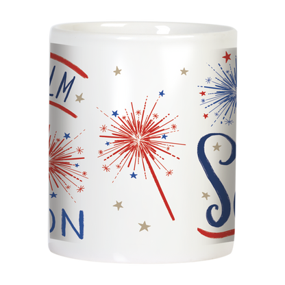 Keep Calm and Sparkle On Ceramic Mug