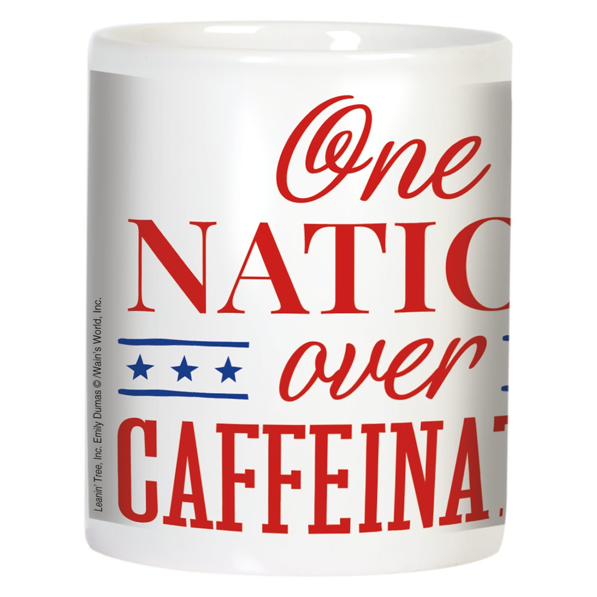 One Nation Over Caffeinated America 250 Ceramic Mug