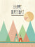 Teepees with Mountains Birthday Card