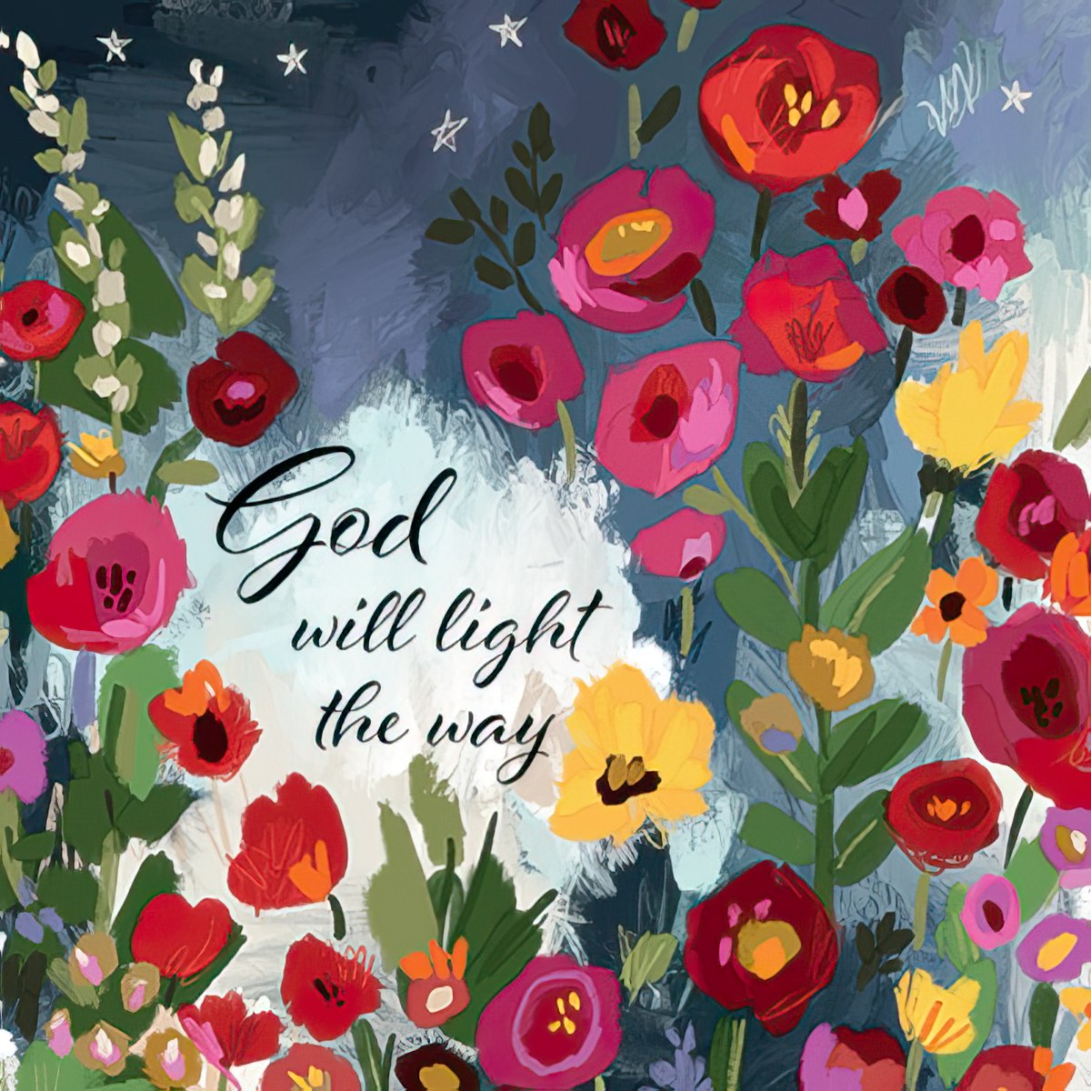 God will light the way