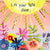 Sun Shining on Colorful Flowers Birthday Card