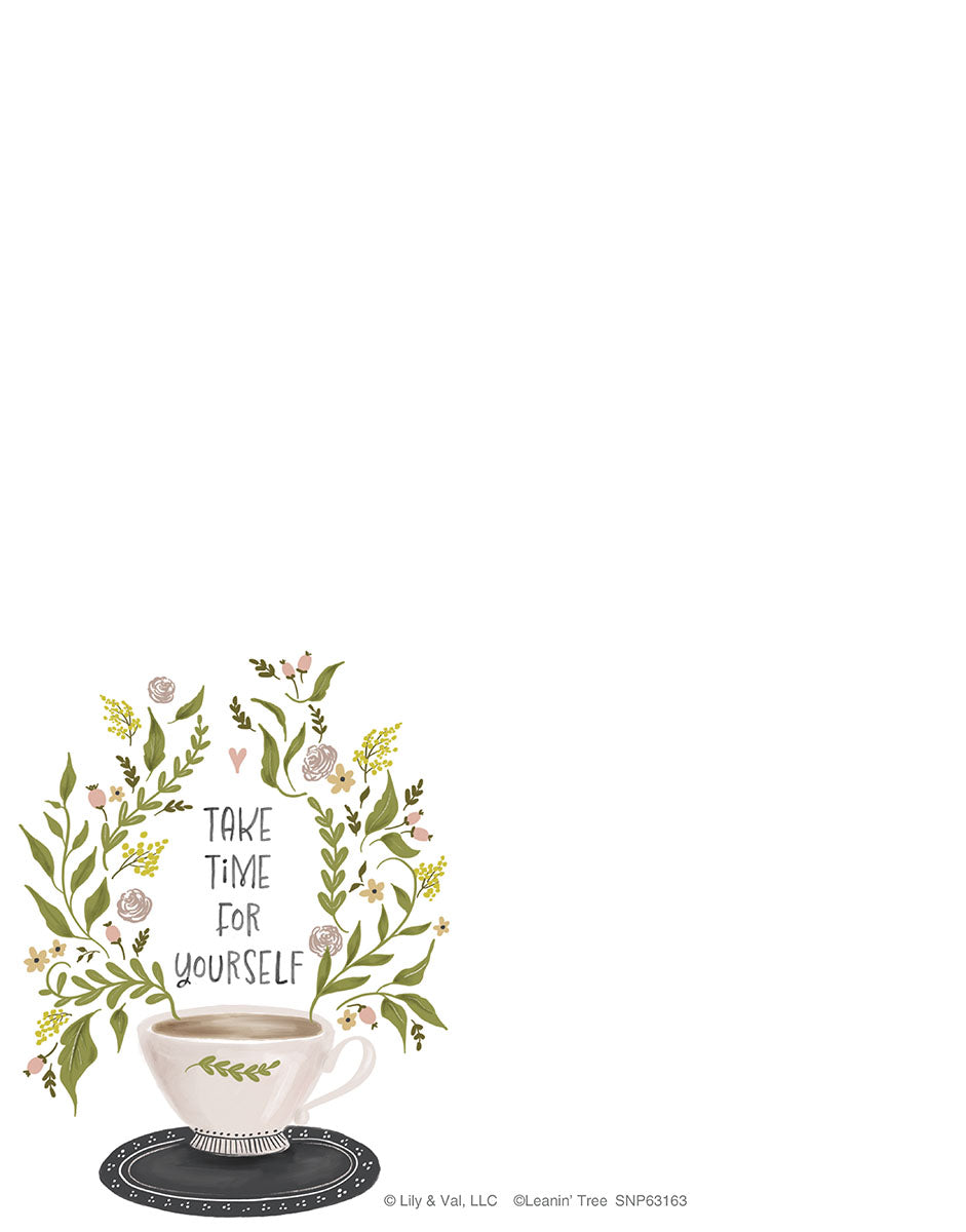 Take Time for Yourself Teacup Note Pad