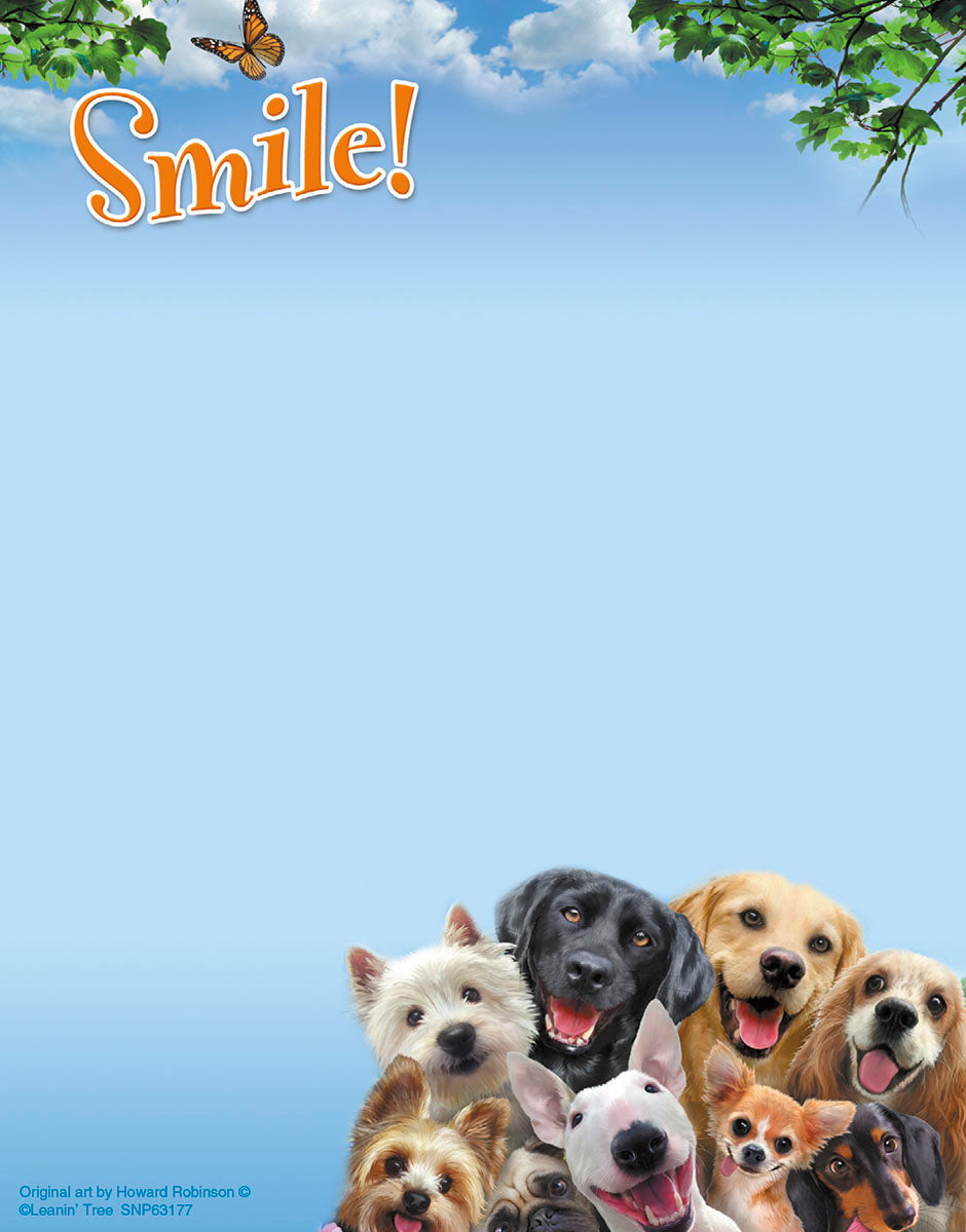 Smile! Dog Selfie Note Pad