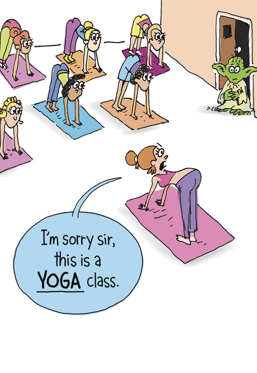 This is a YOGA Class Magnet