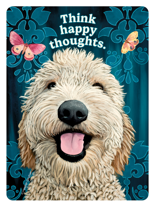 Think Happy Thoughts. Sticker