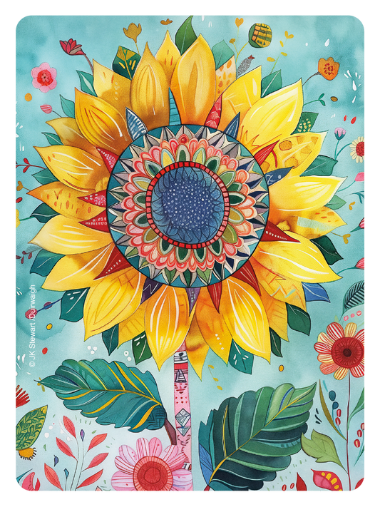 Sunflower Sticker