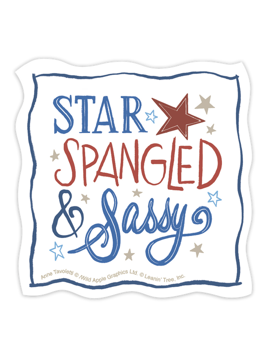Star Spangled & Sassy America 250 Sticker
