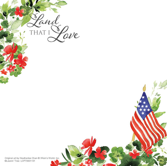 Land That I Love America 250 Chunky Note Pad