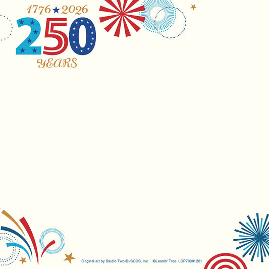 1776-2026 America 250 Chunky Note Pad