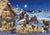 Nativity Scene with Farm Animals Christmas Card