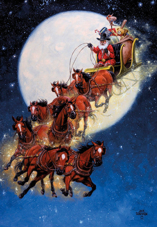 May Santa Deliver Lots of Cheer Christmas Card