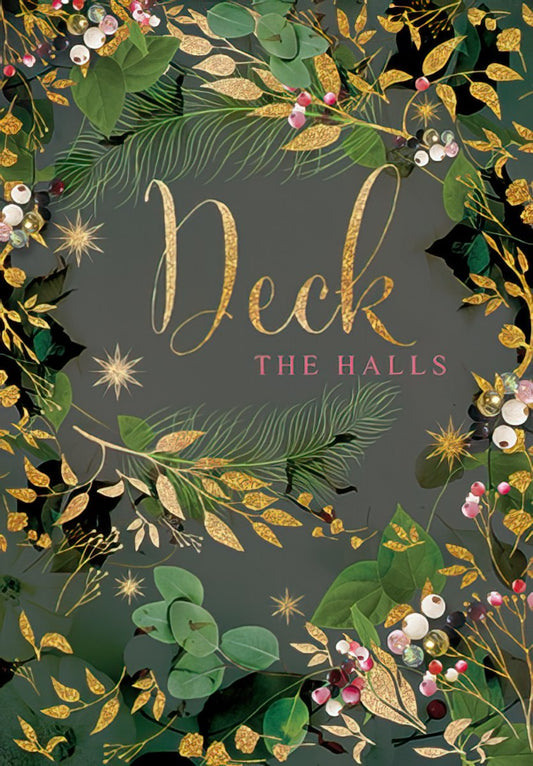 Deck The Halls Christmas Card Single