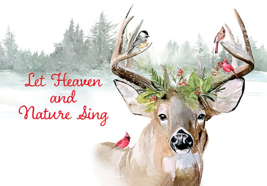 Fill Every Heart With Cheer Deer Christmas Card