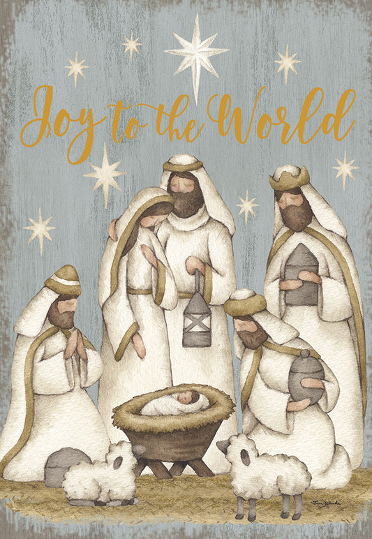 Joy To The World Religious Christmas Card Single