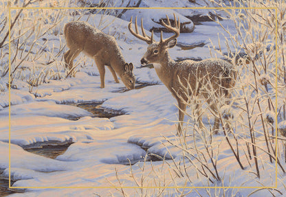 Happy Holidays Deer by Snowy Creek Christmas Card