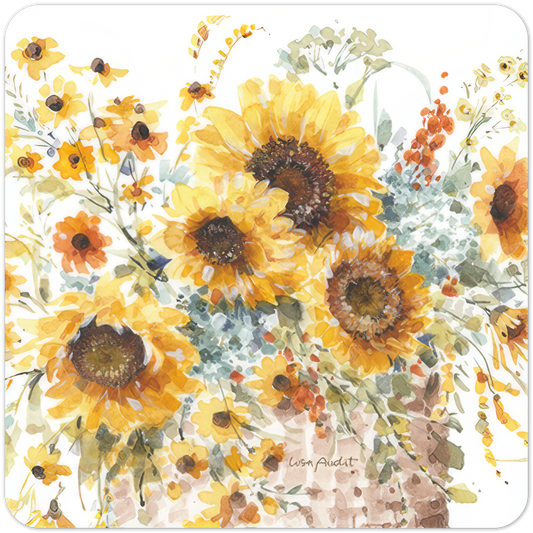 Sunflower Bouquet Coaster