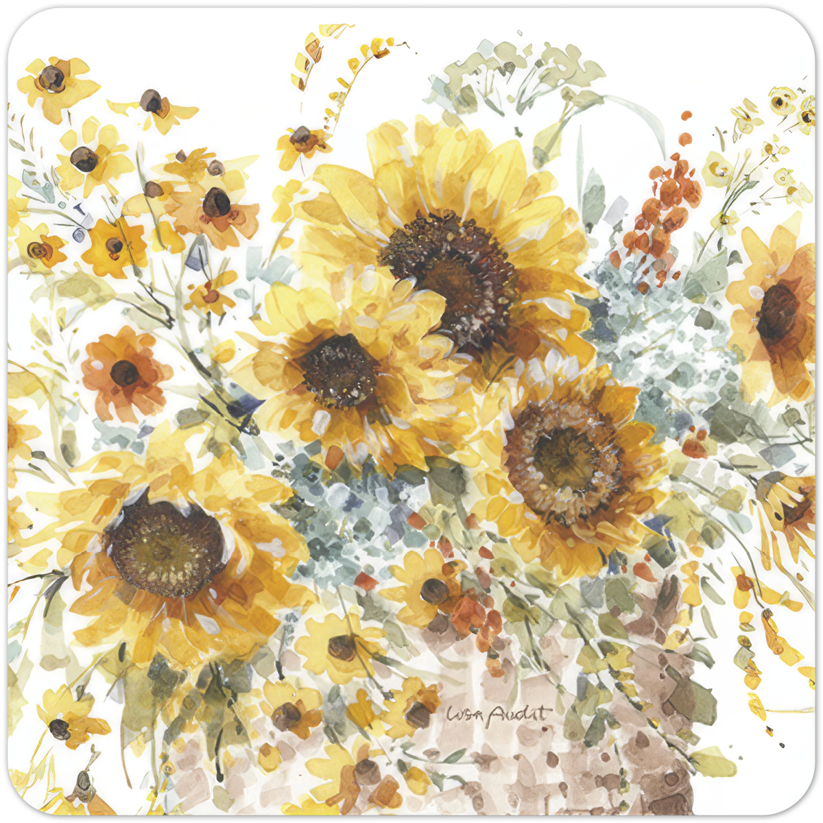 Sunflower Bouquet Coaster