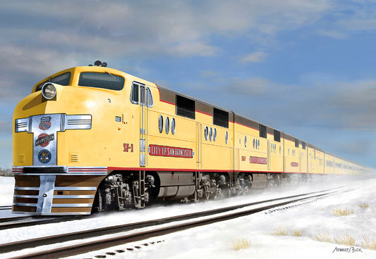 City Of San Francisco Speedster Christmas Card Single