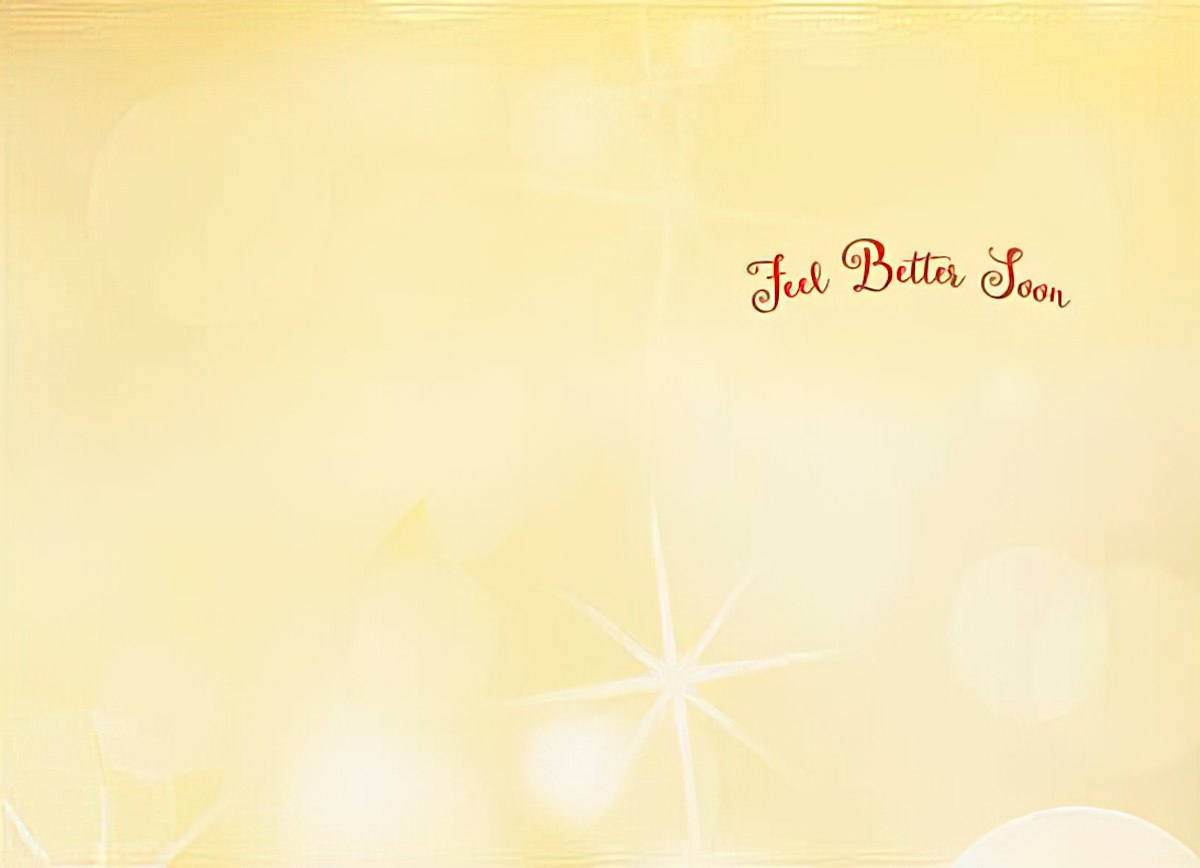 Inside of 'Kindness lights up the world' card, soft yellow interior with a heartfelt 'Thank You' message.