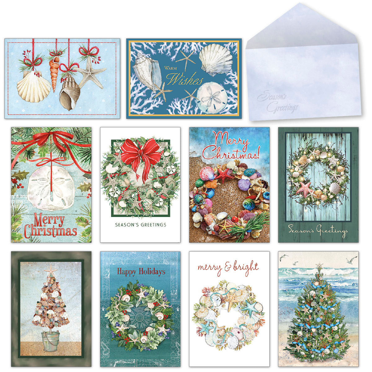 Shellabrate the Season Boxed Christmas Card Assortment