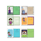 Final selection of six funny greeting cards, presenting a variety of humorous illustrations and playful messages including get well and congratulations.