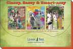 Leanin' Tree 'Classy, Sassy & Smart-assy' greeting card assortment box, showcasing three sample card designs and mentioning '20 Cards for all Occasions'.