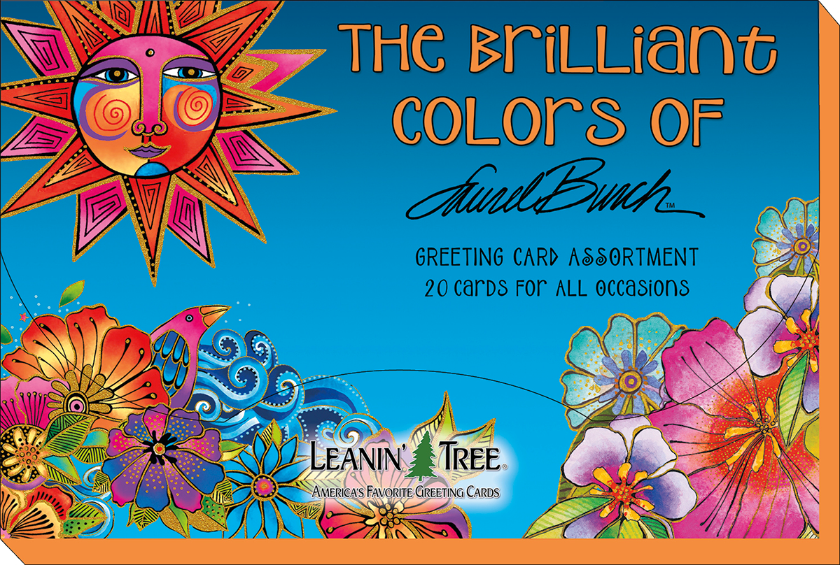 The Brilliant Colors of Laurel Burch Boxed Card Assortment