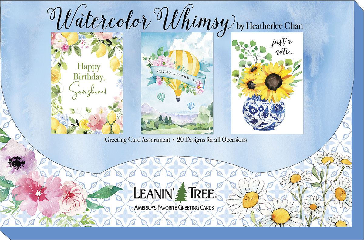 Watercolor Whimsy Boxed Greeting Card Assortment