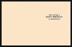 Inside of a light beige funny birthday card with black text stating: "And having a HAPPY BIRTHDAY is mandatory!" Provides space for a personal handwritten message.
