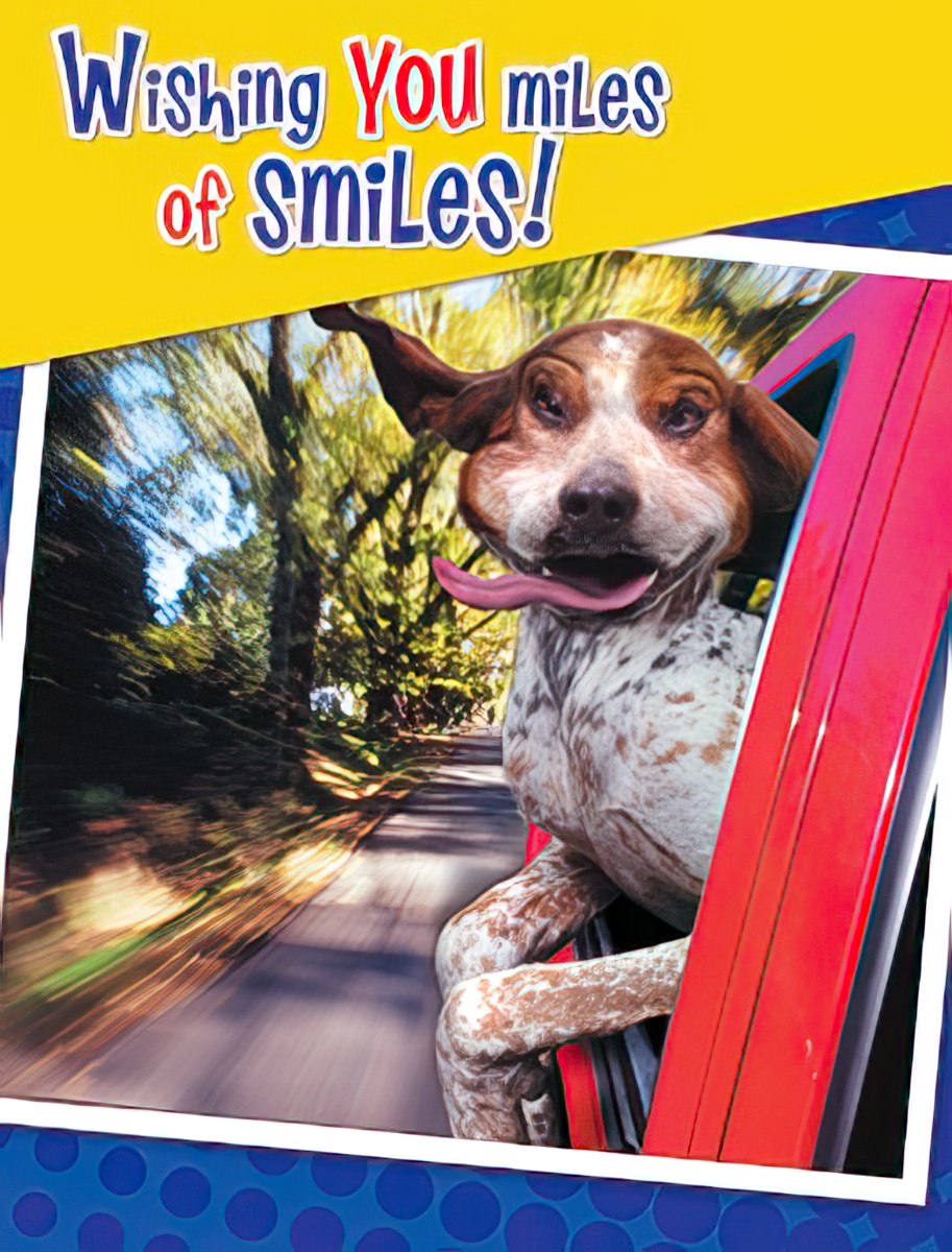 Wishing you miles of smiles!