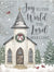 White Country Church Christmas Boxed Notelets