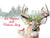 Wildlife deer with holly on antlers Christmas Boxed Notes