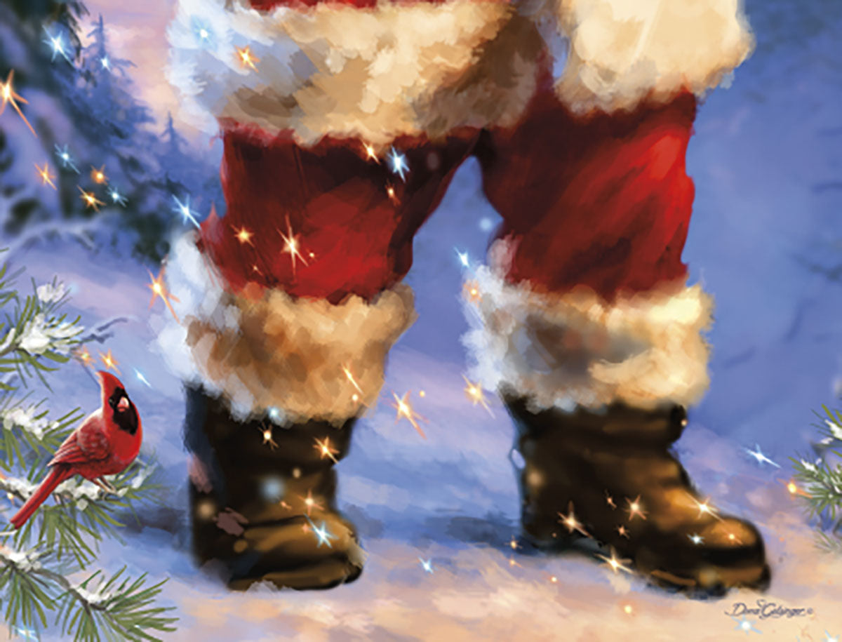 Christmas Note Card Set 12 of 1 design 93330 - Santa'...