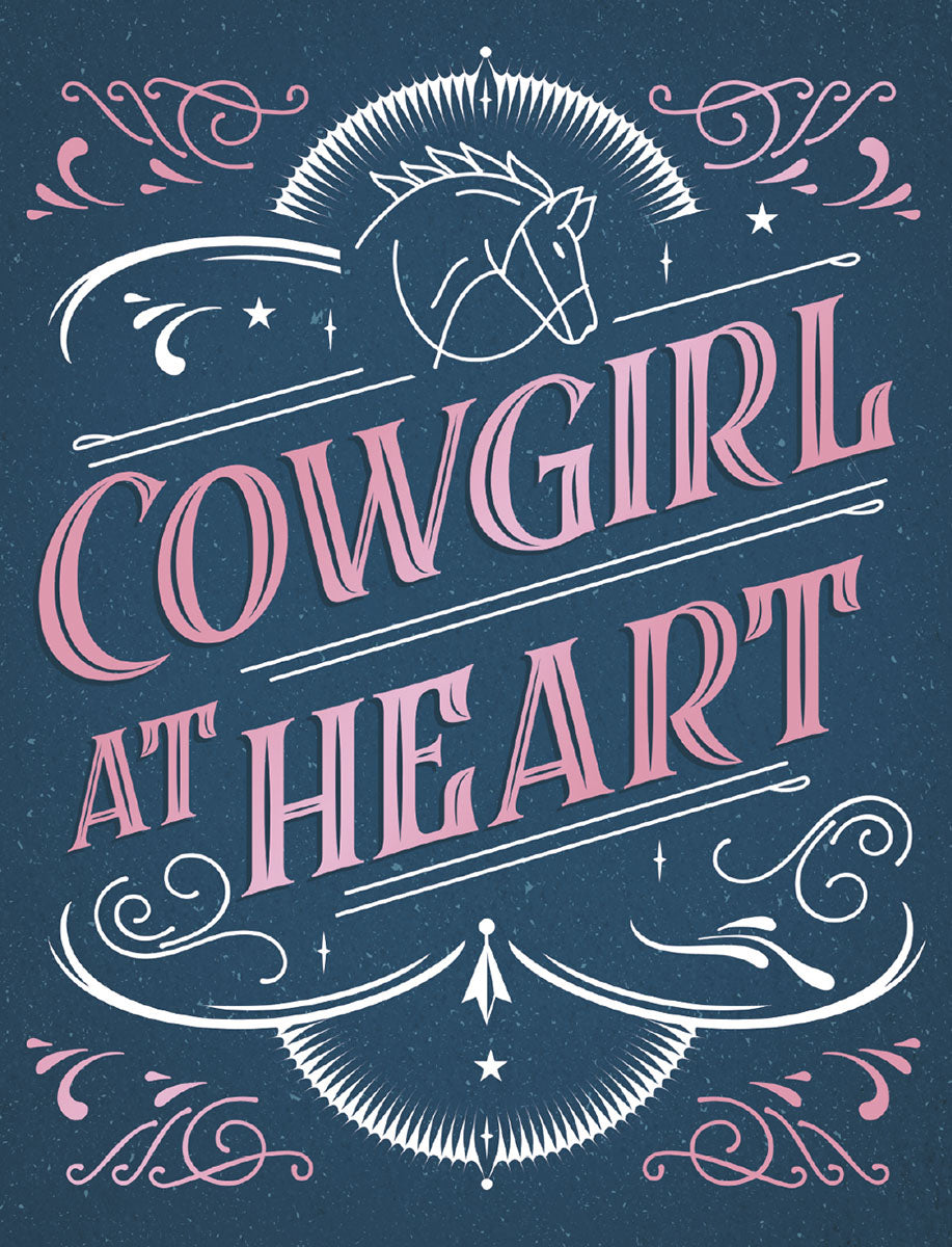 Cowgirl at Heart Birthday Card